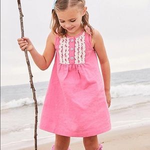 Matilda Jane Dazzling Dream linen dress, girl size 8, EUC